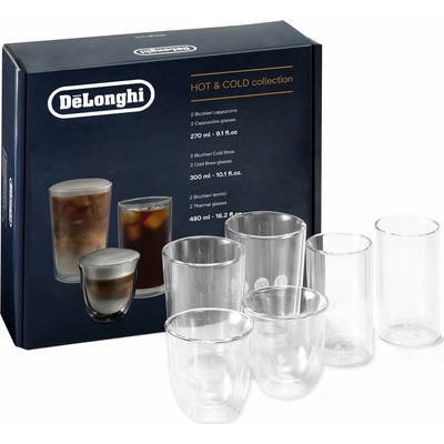 De'Longhi Poháre na kávu a čaj 6 x 1000 ml