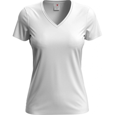 Stedman Whitestedman classic-t v-neck st2700 / Дамска тениска с v-образно деколте - бяла l (st2700whil)
