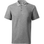 MALFINI Malfini cotton heavy 215 / Мъжка поло тениска - тъмносив меланж m (2151214)