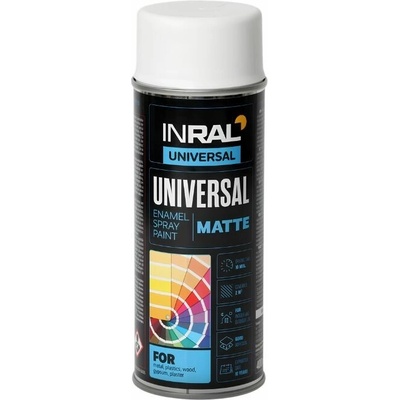Inral Uni farba v spreji 400 ml RAL 9003 matná