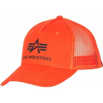 Alpha Basic Trucker Cap Oranžová