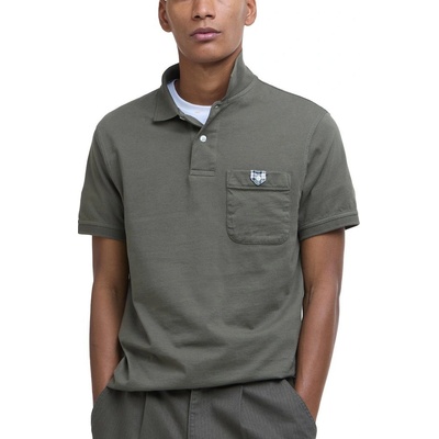 Barbour Tothill Tailored Fit Polo Shirt Uniform Green