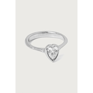 Guess пръстен дамски от неръждаема стомана CRYSTAL LOVE (JUBR06.363JW)