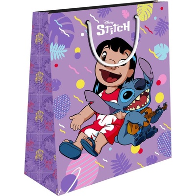 Diakakis Подаръчна торбичка License Jumbo, 33x12x45cm, Lilo&Stitch (32218-А-LILOSTITCH)