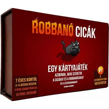 Gémklub Експлодиращи котки - игра с карти с инструкции на унгарски език (exp10003)