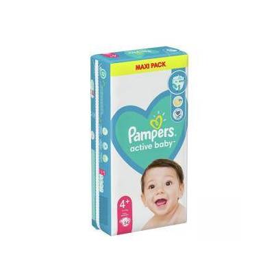 Памперси Pampers, Active Baby, Размер 4+, Макси плюс, 10-15кг, 54броя, 8006540032886
