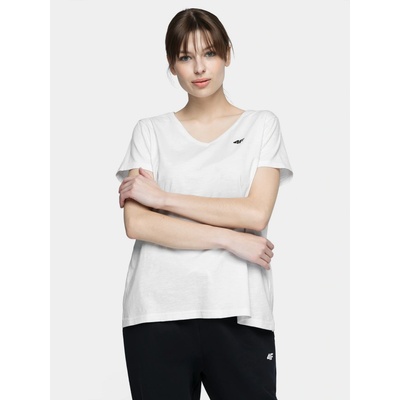 4F NOSH4 TSD002 Dámske tričko WHITE