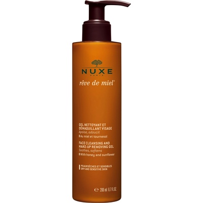 NUXE Reve de Miel Почистващ гел за премахване на грим 2 в 1 200 мл