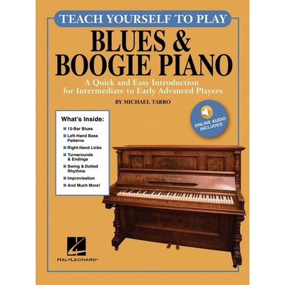 BLUES & BOOGIE PIANO + Audio Online učebnice pro mírně pokročilé samouky – Hledejceny.cz