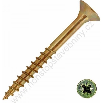 TOPKRAFT Vrut do dřeva částečný závit 6x160mm šroub (100ks/bal)