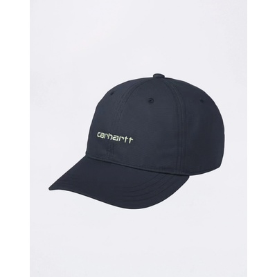 Carhartt WIP Canvas Script Cap Deep Night/Gentle Green