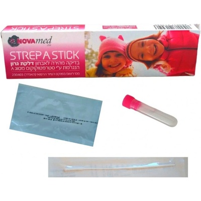 Novamed Strep A Stick Test domácí test na streptokokovou infekci