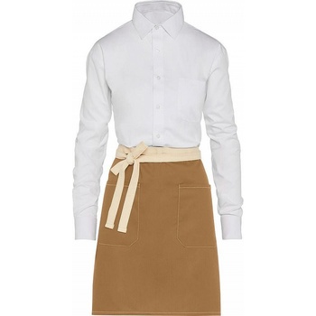 SG Accessories Bistro Ex JASSZ Bistro Kontrastní Bistro zástěra Santorini s předními kapsami Béžová