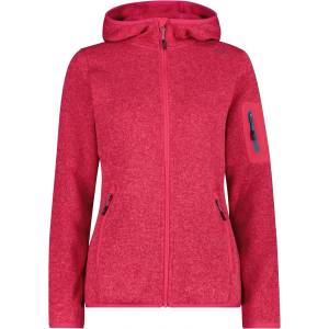 CMP Дамско поларено яке CMP Women's Jacket Fix Hood Jacquard Knitted 3H19826 Fleece jacket - Magenta / Lighter - размер 40 (EU) (105-4940-3314)