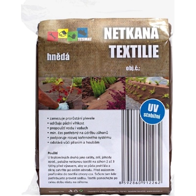 Netkaná textílie 1.6x5M hnědá 50g/m2