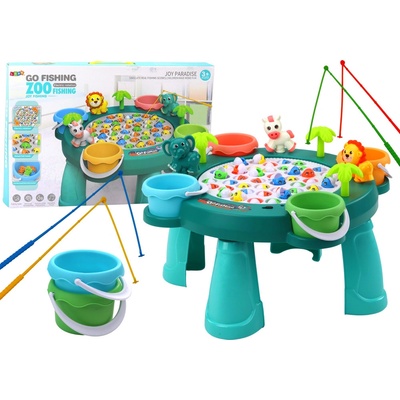 Lean Toys Rybářská arkádová hra Zelený stůl – Zboží Dáma