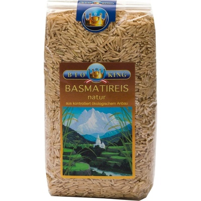 BioKing Bio Basmati rýže přírodní a neloupaná 0,5 kg