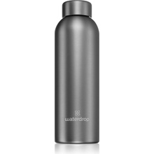 Waterdrop Thermo Steel Metal nerezová láhev na vodu barva Charcoal 600 ml