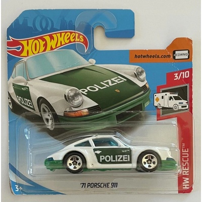 Mattel Hot Wheels '71 Porsche 911 Policie