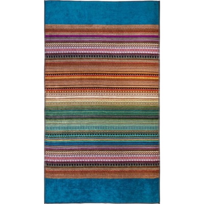 SCANquilt Osuška plážová pruhy ethno multi 100x180cm