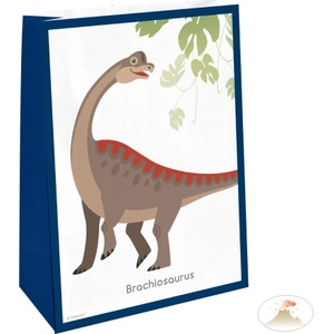 Amscan Подаръчна торбичка със стикери Happy Dinosaur