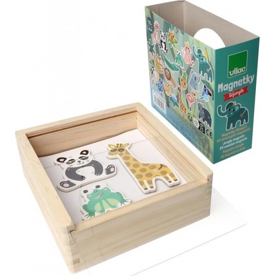 Vilac Dřevěné magnetky džungle – Zbozi.Blesk.cz