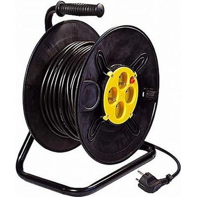 Hadex predlžovací kabel na bubnu 4 zásuvky 50m L194