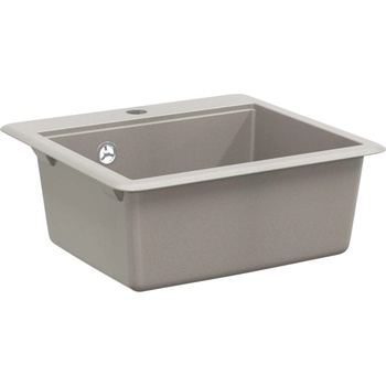 vidaXL Мивка Сив 470 x 440 мм Гранит (42028405)