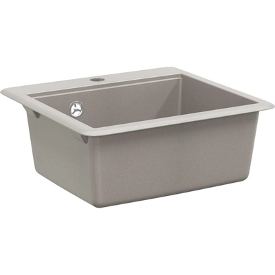 vidaXL Мивка Сив 470 x 440 мм Гранит (42028405)