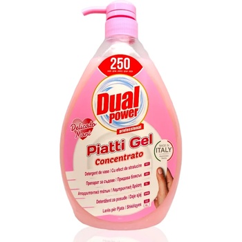 Dual Power препарат за измиване на съдове, Delicato Mani, 1 литър