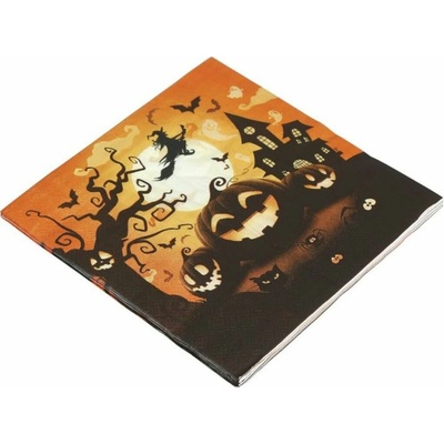 Guirca Servítky Halloween Tekvice 33x33cm 20ks