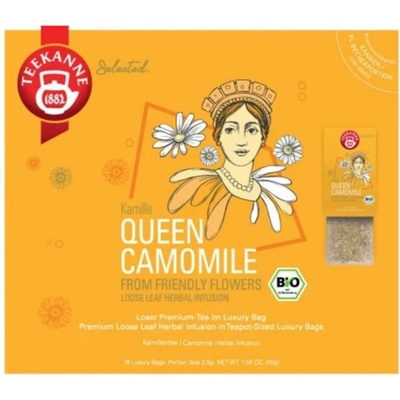 TEEKANNE Bio Luxury Bag Queen Camomile 20 čajových vrecúšok