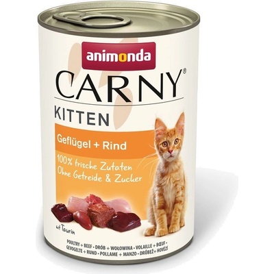 Animonda Carny Kitten hovädzie a kura 400 g