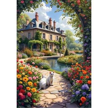 Alipson Puzzle - Puzzle The Cottage's Flowering Arch - 1 000 piese