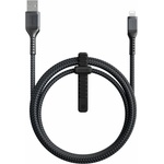 Nomad Здрав кабел с въжена оплетка за устройства с Lightning порт (150 см) - Nomad Rugged USB-A to Lightning Cable (черен) (NM01911B00)