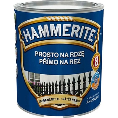 Hammerite Přímo na rez hladký 0,7L světle šedá