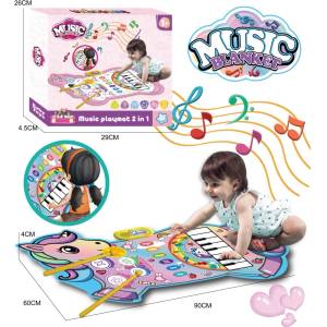 Armtoys БЕБЕШКИ МУЗИКАЛЕН КИЛИМ ПИАНО ЕДНОРОГ 90*60