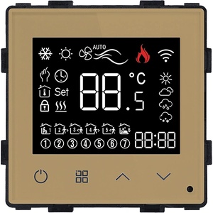 ELMARK Element zigbee ТЕРМОСТАТ ЗА ВОДНО ПОДОВО, ЗЛАТО (195zbwft/gd)