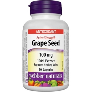 Webber Naturals Grape Seed Extract 100: 1 100 mg [90 капсули]