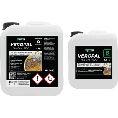 Synpo Veropal Top Coat 600 epoxidová pryskyřice povrchová 1,5 kg – Zbozi.Blesk.cz