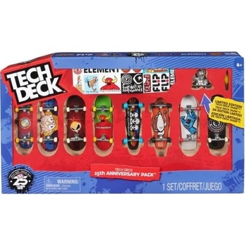 Tech Deck 8 balení k 25. výročí Tech Deck