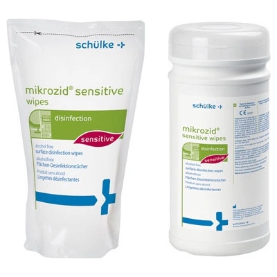 Schülke Mikrozid Sensitive Jumbo ubrousky v dóze, 200 ks