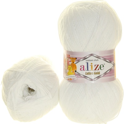 Alize Cotton Gold bílá 55