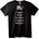 NOONEBRAND Тениска Oasis Live '25 Tour Dates - 2XL, Black