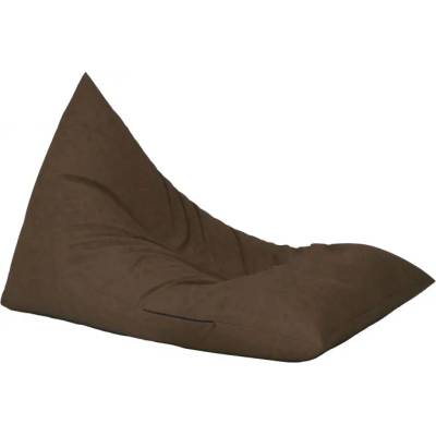 Pufrelax Пуф шезлонг, 320л. 130х100см. , Kudos - Chocolate, PU кожа, Пълнеж от Полистиролни перли