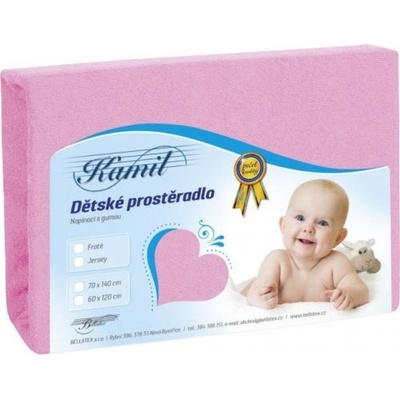 Bellatex prostěradlo růžové 60x120