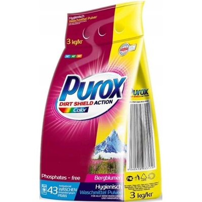 Purox prací prášok na farebnú bielizeň 3 kg