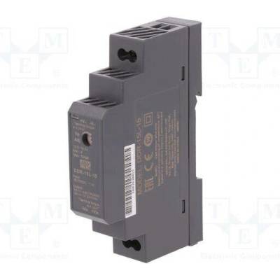 MEAN WELL DDR-15L-15 Měnič: DC/DC; 15W; Uvst: 18÷75VDC; Uvýst: 15VDC; Ivýst: 1A; DDR; OUT: 1