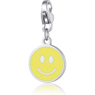 S`Agapõ Veselý oceľový prívesok Smajlík Happy SHA398