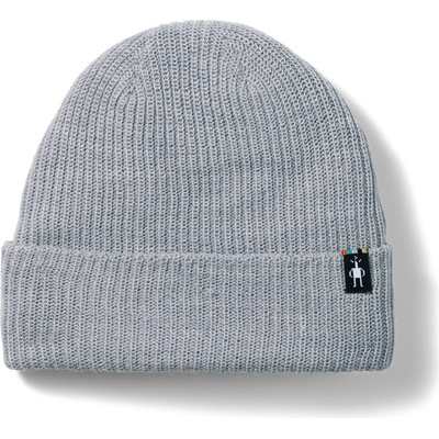 Smartwool Beanie teplá zimní čepice light gray heather
